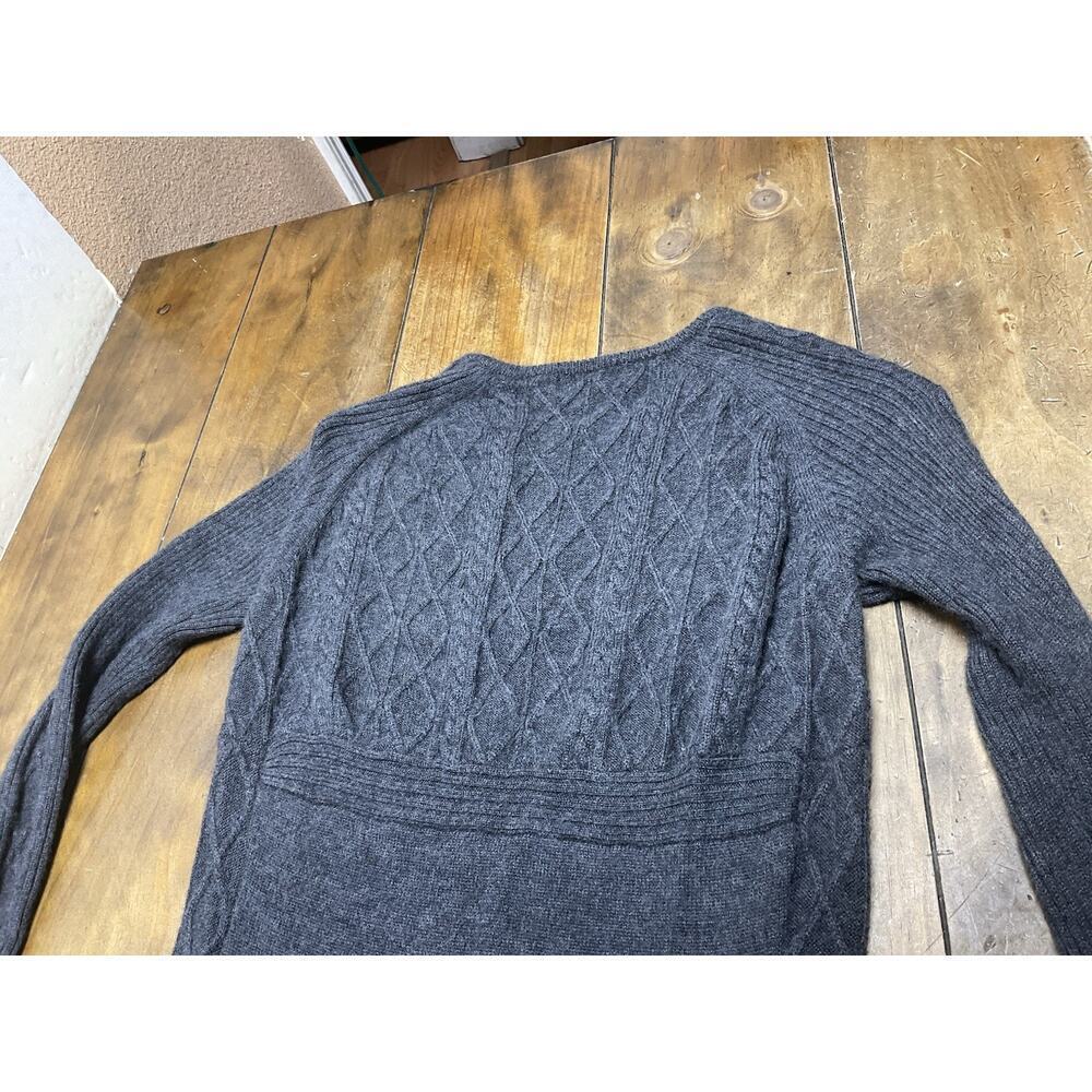Ibex Arranmore Women's 100% Merino Wool Sweater Dress Gray Size Medium - Picture 12 of 12